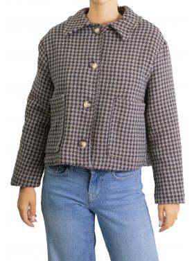 Cappottino con bottoni trapuntato 